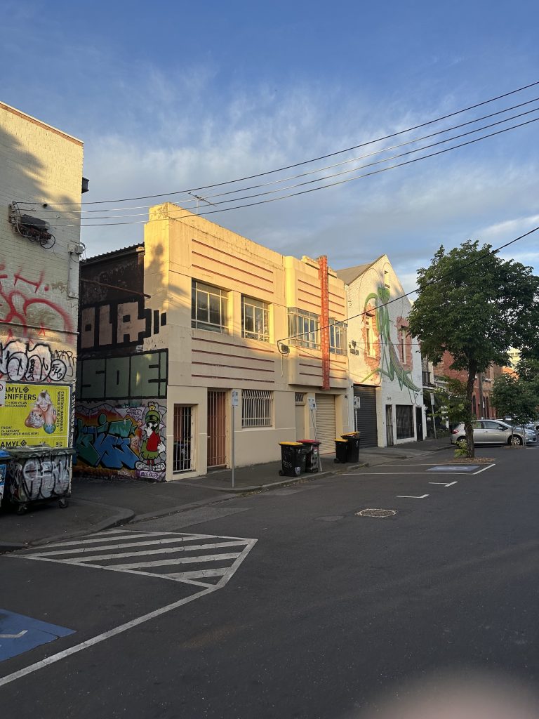 The contrapuntal studio building, Melbourne
